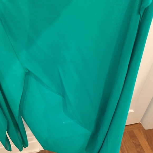 Floaty long green dress by Michael Kors new without tags - Picture 7 of 8